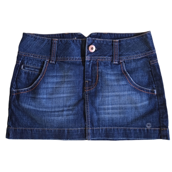 NWT American Eagle Denim Mini Skirt Size 4 - Picture 1 of 5